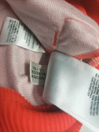 Chaqueta Adidas Firebird Roja Logo Blanco