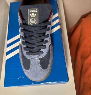 Zapatillas Adidas Gazelle Indoor azul/granate