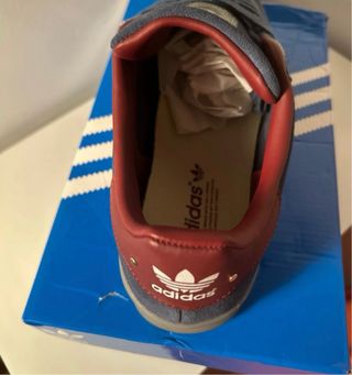 Zapatillas Adidas Gazelle Indoor azul/granate