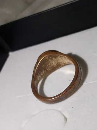 Anillo Sello Antiguo Raro