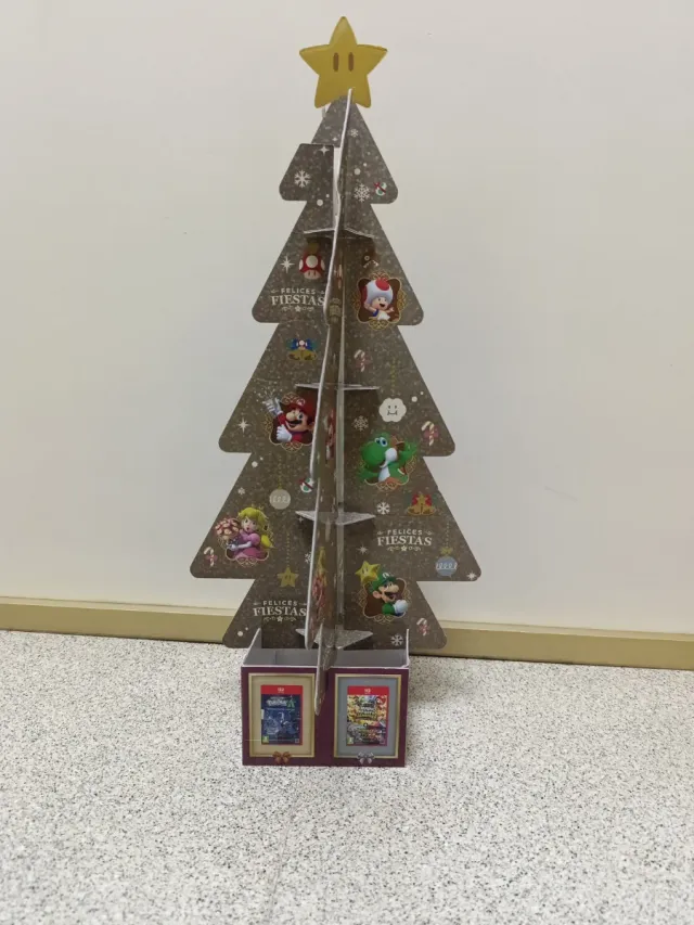Árbol Navidad Nintendo 2025