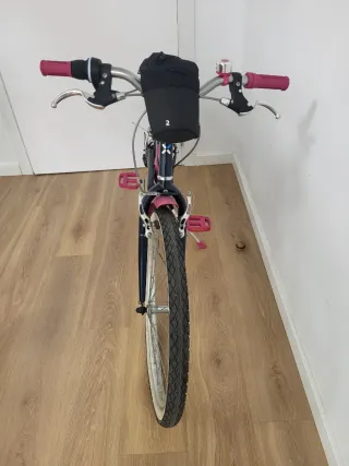 Bicicleta infantil Btwin blu e rosa