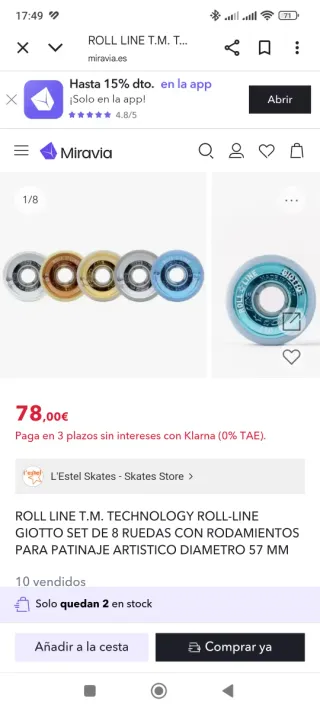 Patines Edea motivo profesionales 275