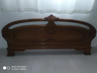 Cabecero de cama de madera maciza