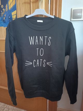 Sudadera Wants to Cats