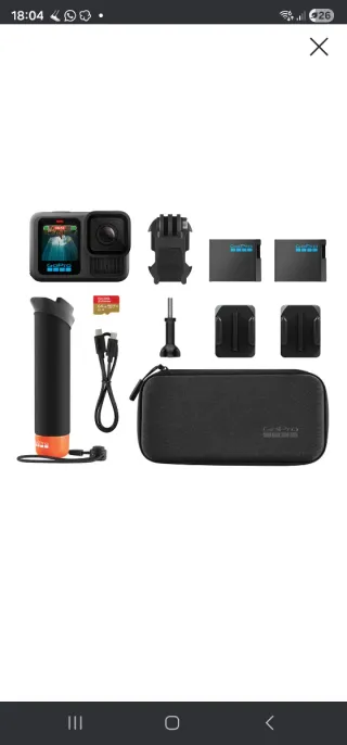 CAMARA DE ACCION GOPRO HERO 13 +ACCESORIOS