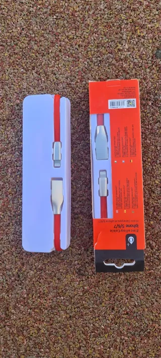 Cavo USB Lightning Rosso per iPhone 5/6/7