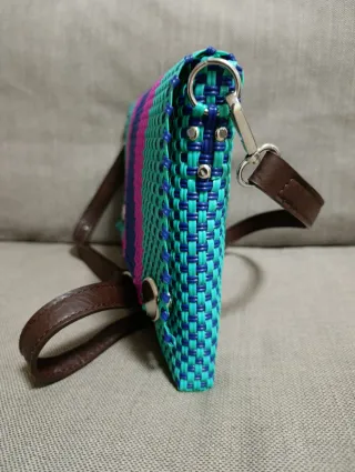 Bolso/cartera tejido plástico