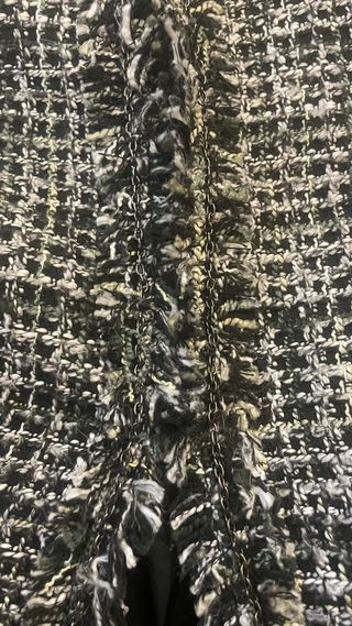 Chaqueta Tweed Negra y Blanca  da para s-m