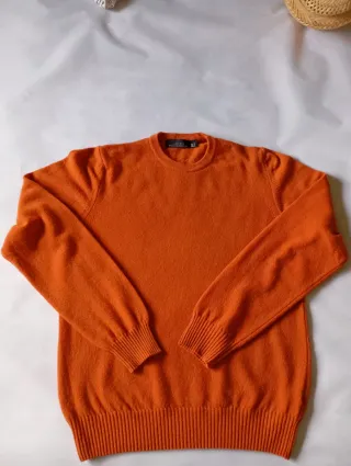Jersey de lana naranja