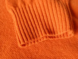 Jersey de lana naranja
