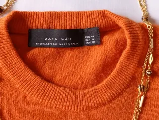 Jersey de lana naranja