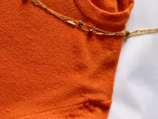 Jersey de lana naranja