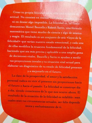 La fórmula de la felicidad La matemática del bi...