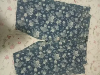 Vaqueros Blanco Dandara flores T.42