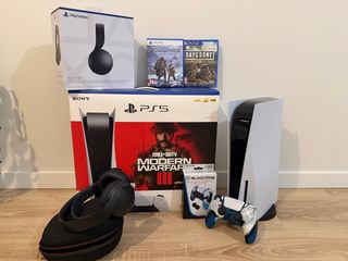 Consola PS5 + Auriculares Pulse 3D + Juegos