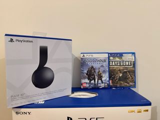 Consola PS5 + Auriculares Pulse 3D + Juegos