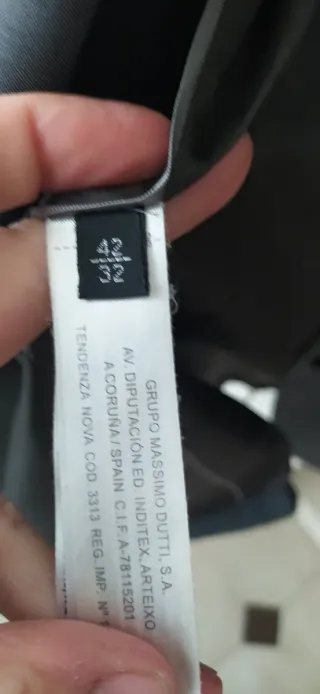 Chaqueta americana Massimo Dutti gris