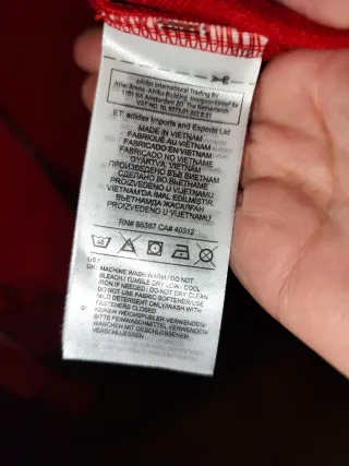 Chaqueta Adidas Roja Talla S Nueva