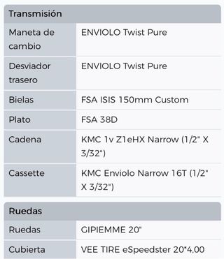 Bicicleta eléctrica YAMAHA (Booster Easy)