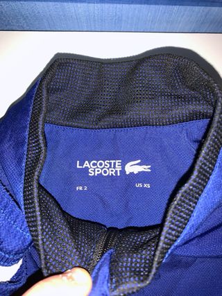 Tuta Lacoste Blu/Nero