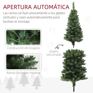 Árbol Navidad Slim con Piñas