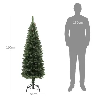 Árbol Navidad Slim con Piñas