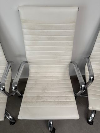 Sedie da ufficio bianche reclinabili