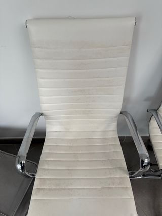 Sedie da ufficio bianche reclinabili