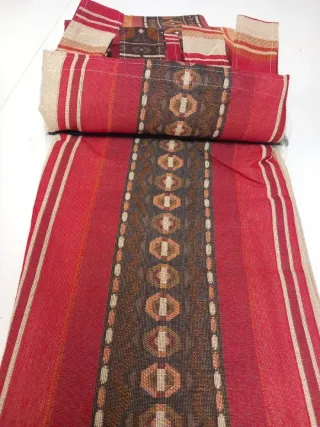 Pack rojo 2 Cortinas confeccionadas.Env.gratis