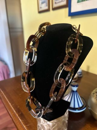 Collana donna effetto tartarugato