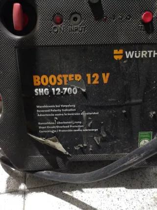 Arrancador Booster Würth 12V SHG 12-700