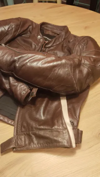 Chaqueta BMW Motorrad Cuero Marrón