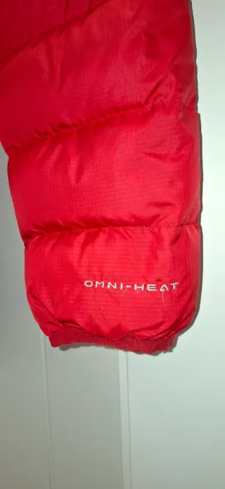 Chaqueta Columbia Plumas Roja