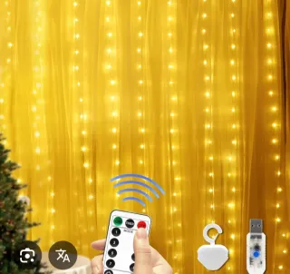 Tenda luminosa 300 LED nuova