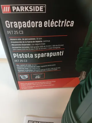 Parkside Grapadora clavadora Eléctrica profesional