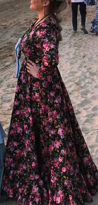 Traje de gitana floral