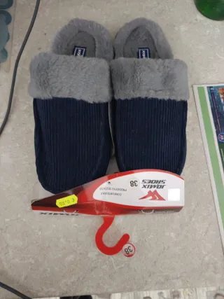 Ciabatte JOMIX Unisex Tg. 38 Blu/Grigie