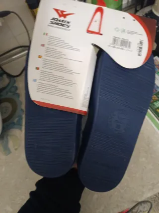 Ciabatte JOMIX Unisex Tg. 38 Blu/Grigie