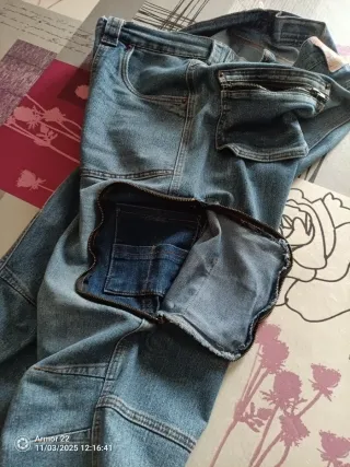 Pantalón tejano Cofra azul