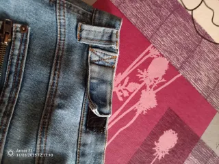 Pantalón tejano Cofra azul