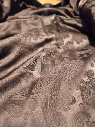 Abrigo de piel natural negro