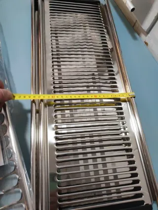 Escurreplatos de acero inox