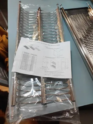 Escurreplatos de acero inox