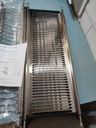 Escurreplatos de acero inox