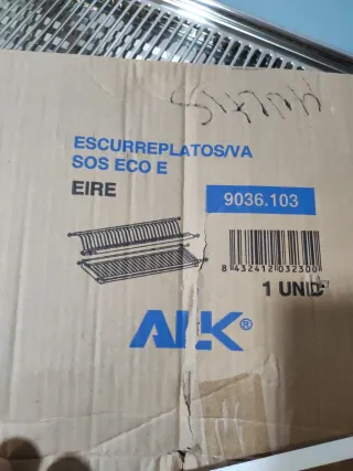 Escurreplatos de acero inox