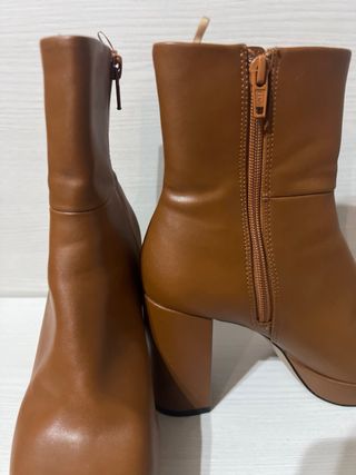 Botines marrones de tacón