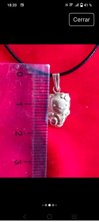 Colgante Hello Kitty Oro 18K