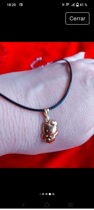 Colgante Hello Kitty Oro 18K