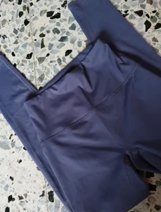 Mallas largas gimnasio moradas